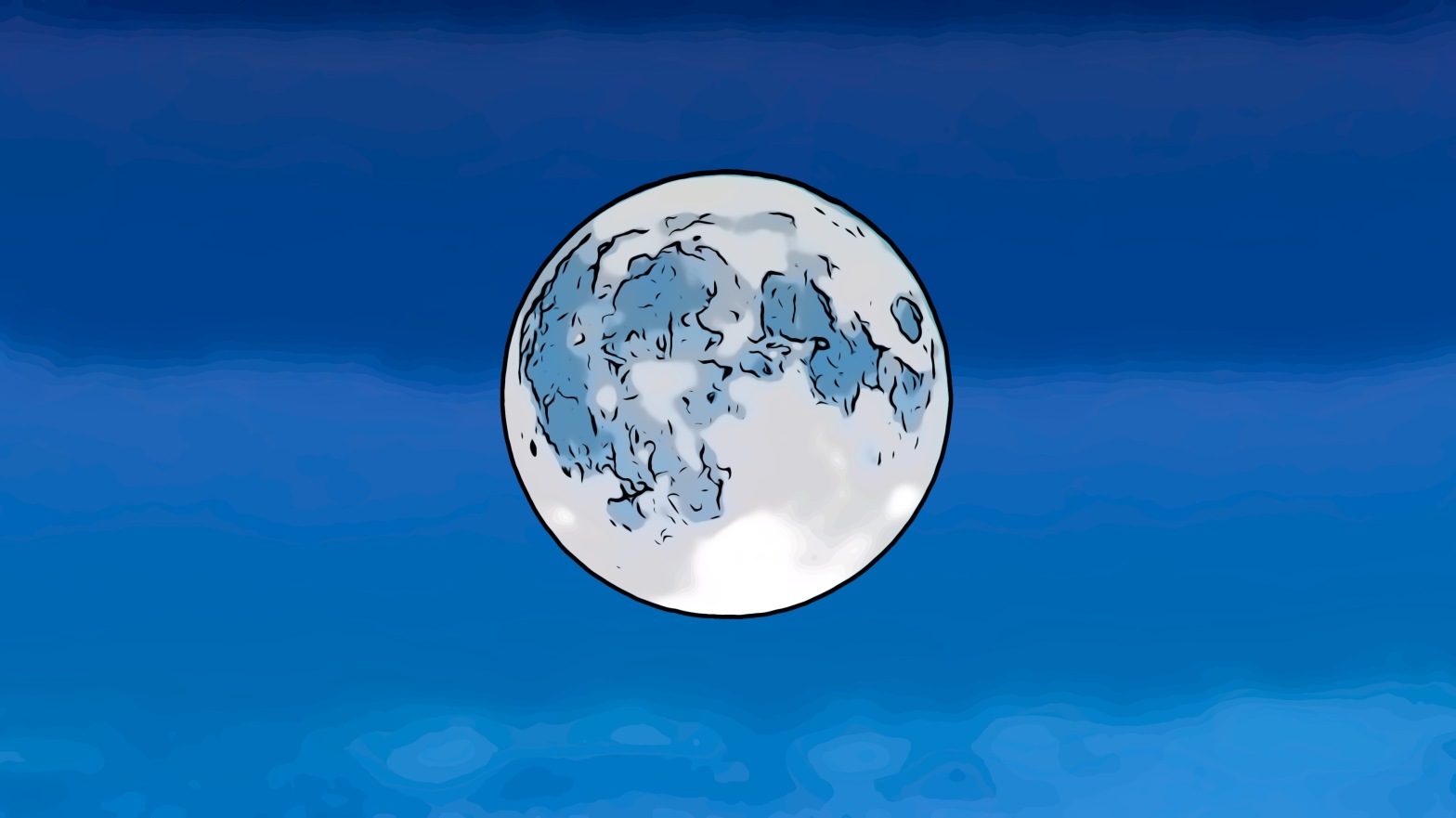 Moon header comic